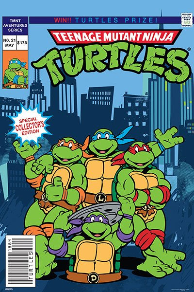 Teenage Mutant Ninja Turtles Retro Poster
