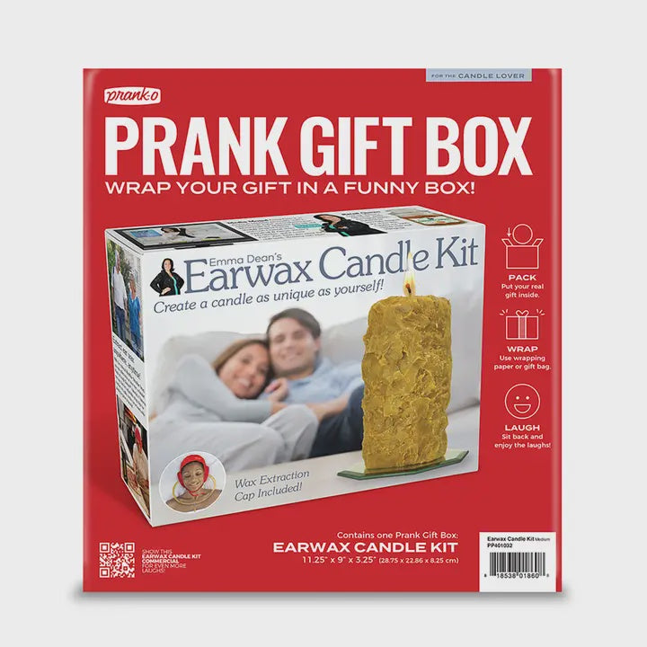 Prank Gift Box - Earwax Candle Kit