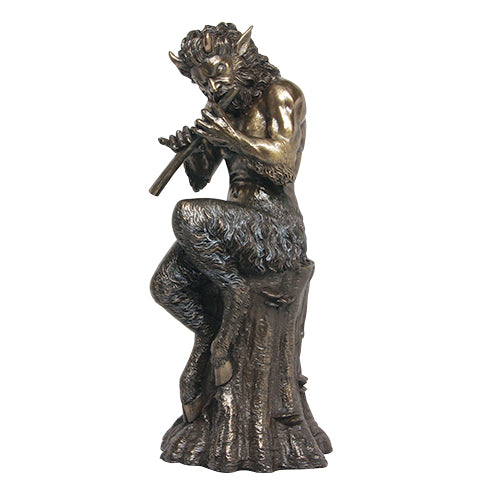 Pacific - Satyr Greek Nature Spirit Bronze Statue 9305