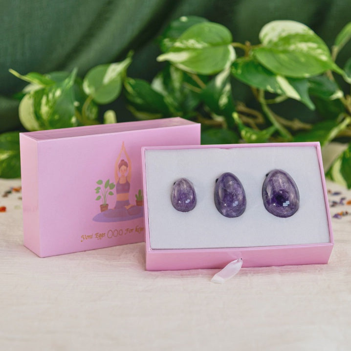 Gemstone Yoni Eggs Set of Three