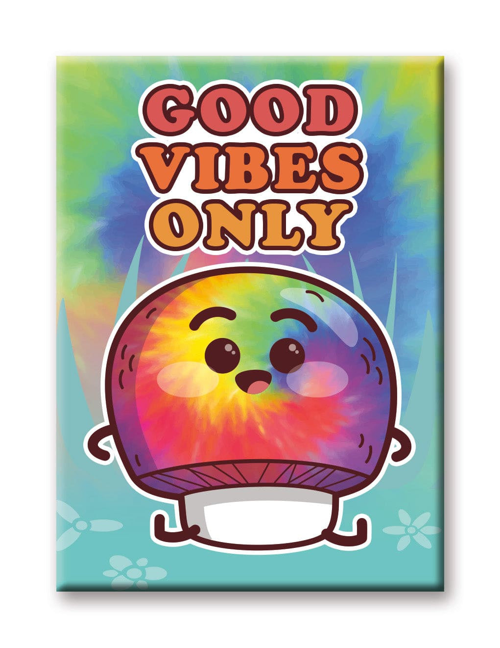 NMR - Mushrooms Good Vibes Flat Magnet