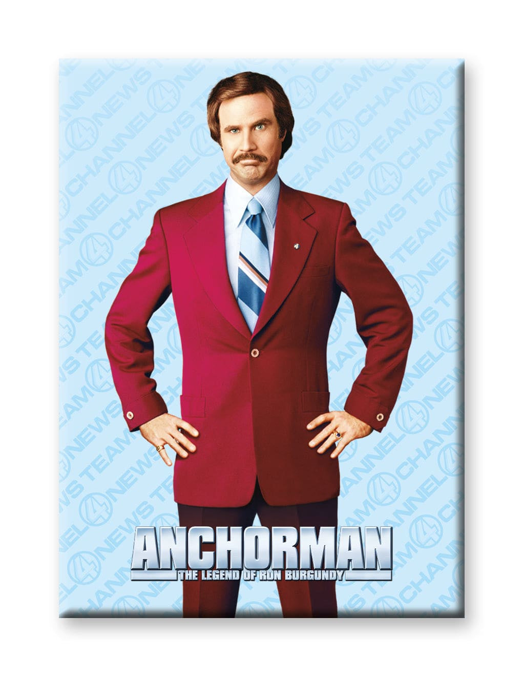 NMR - Anchorman One Sheet Flat Magnet