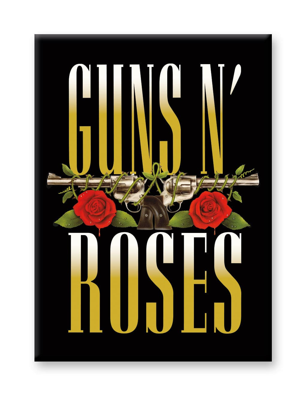 NMR - Guns N’ Roses Yellow Type Flat Magnet