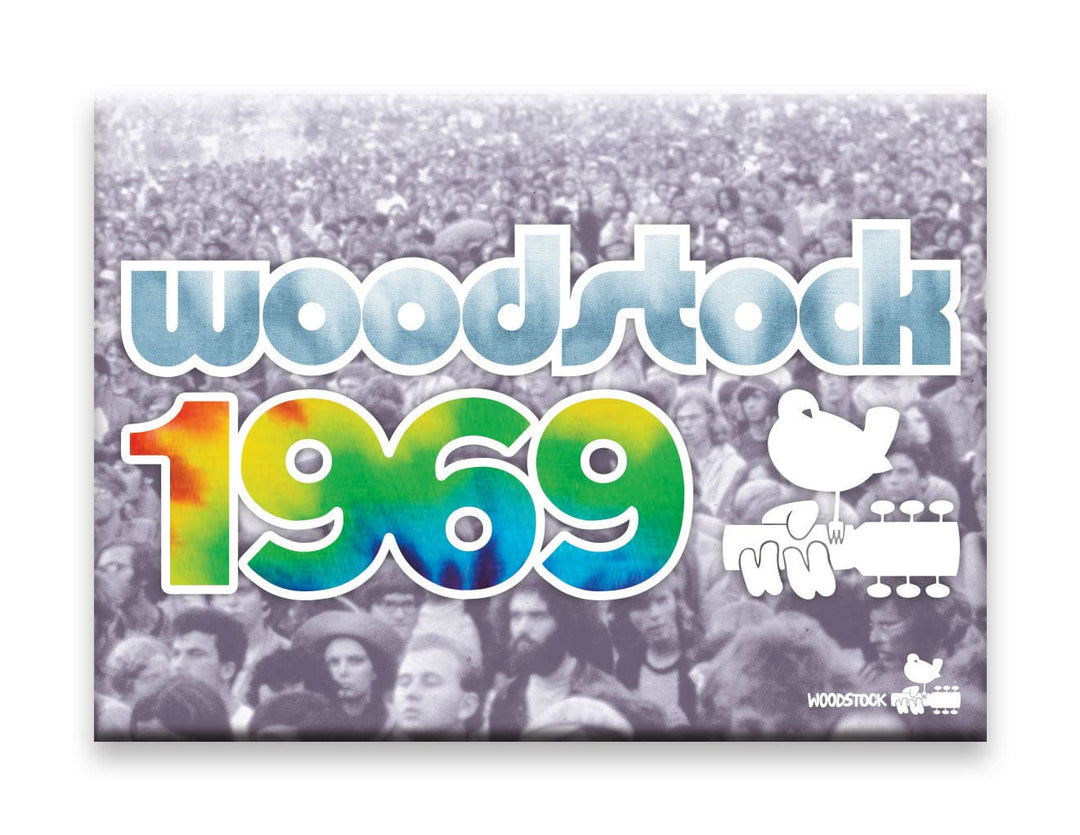 NMR - Woodstock Crowd Flat Magnet