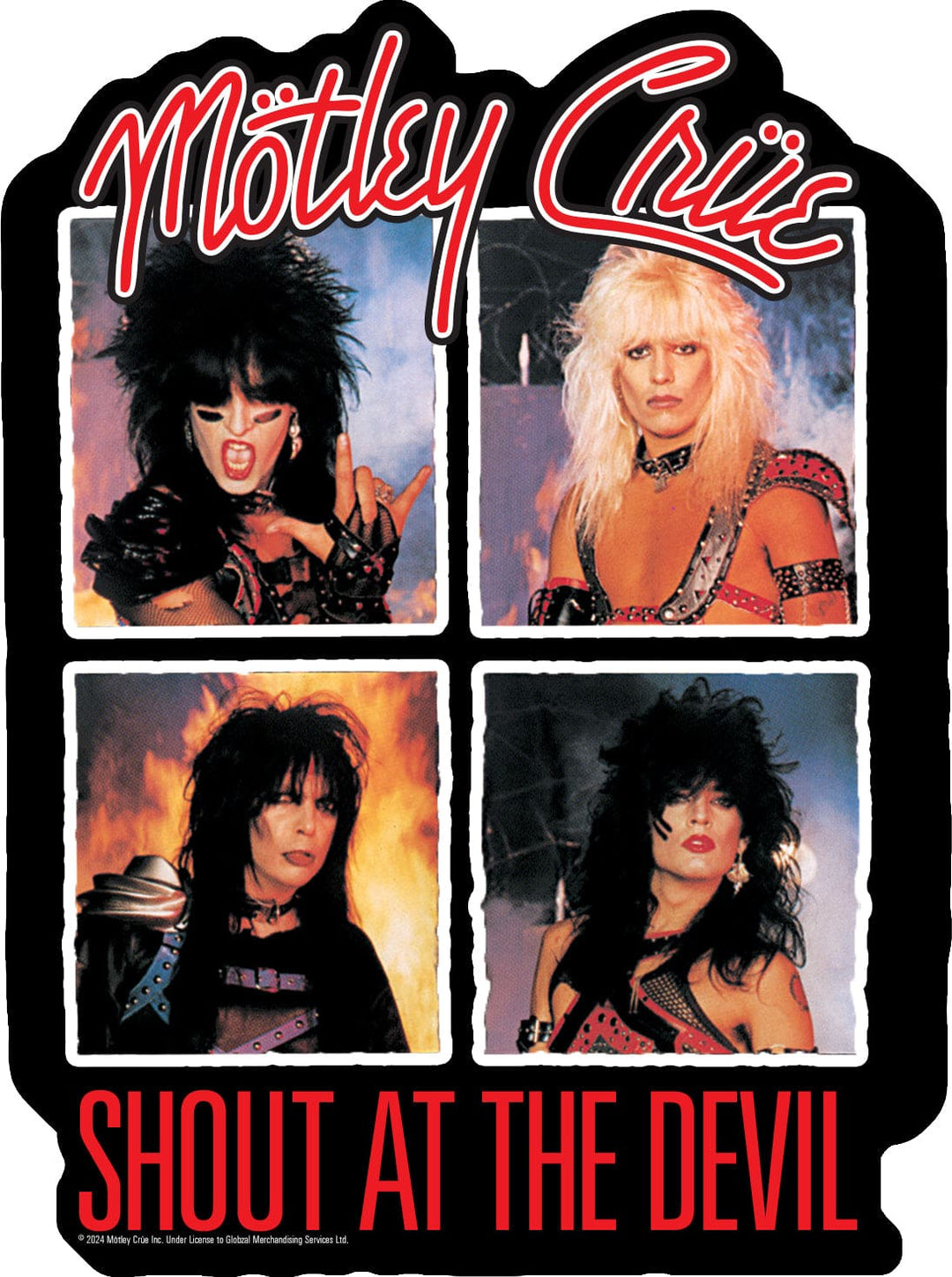 Motley Crue Chunky Magnet - Shout At The Devil