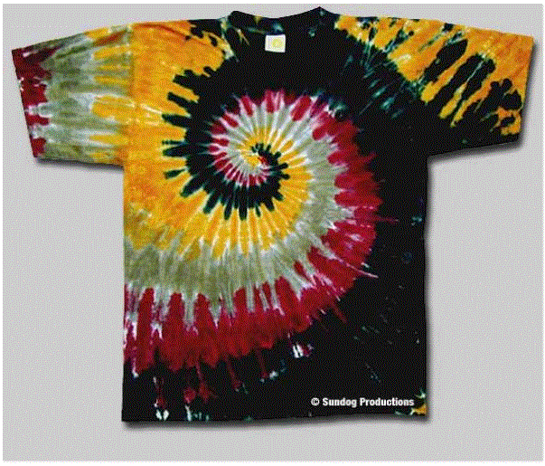 Sundog - Camo Swirl Tie Dye T-Shirt