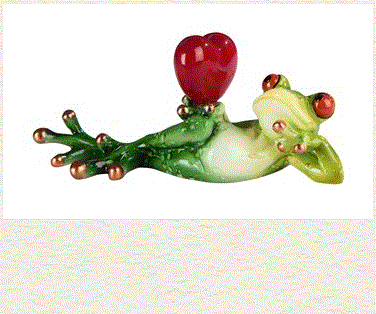 GSC - Frog w/Red Heart Statue 61231