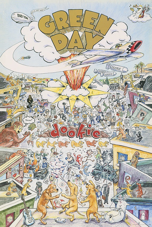 Green Day Dookie Poster