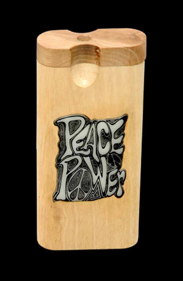 Doug's Dugouts Large Plain Flow Inlay Peace Power TA1403