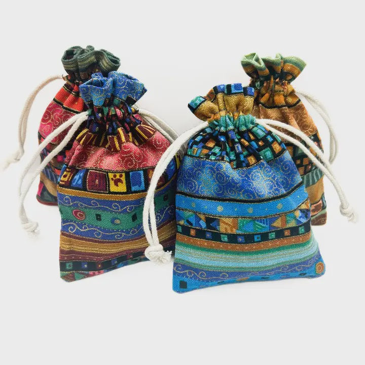 Assorted Colorful Cotton Bags - 2-3190