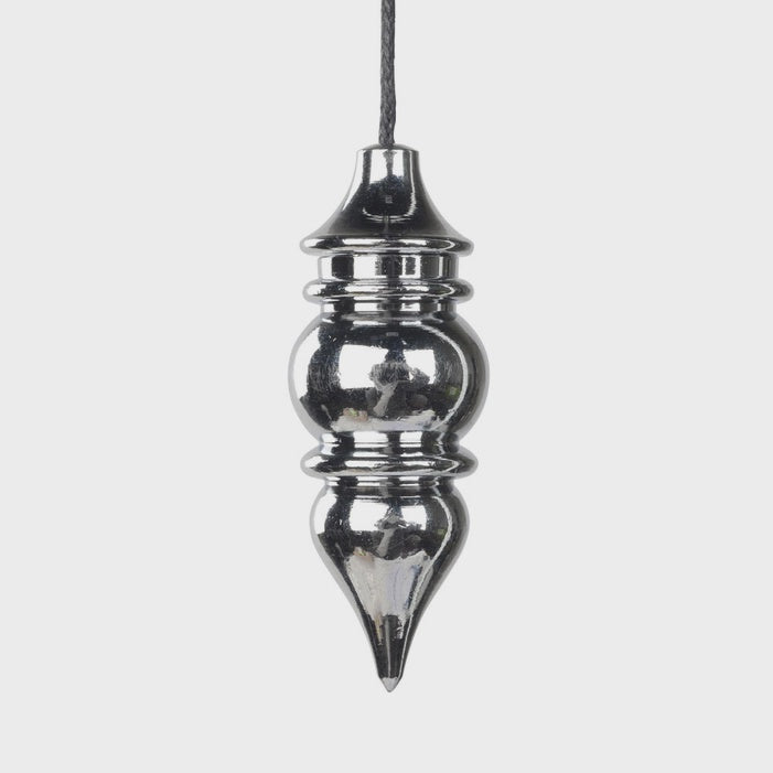 Silver Chambered Pendulum P296