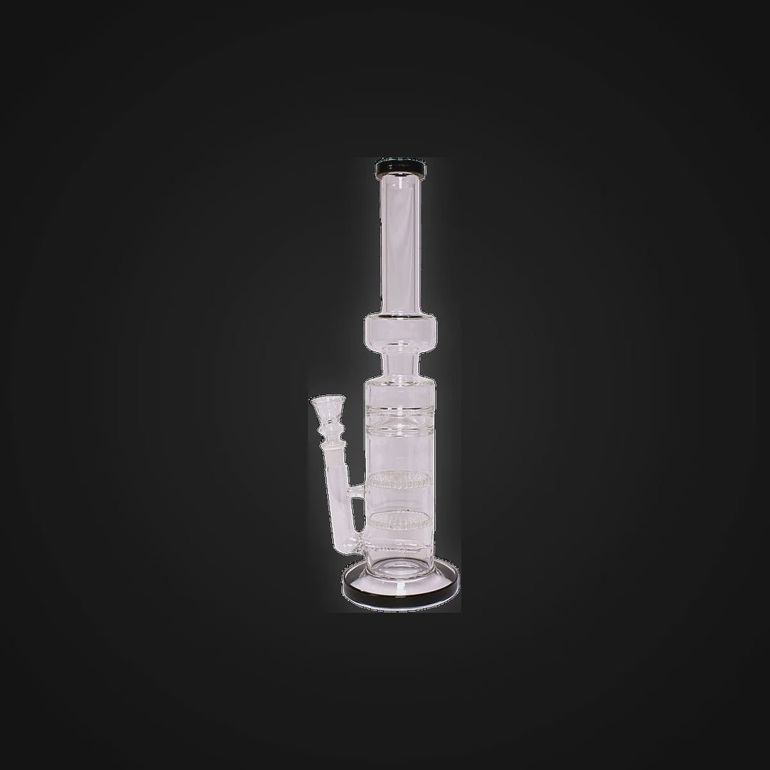 14″ Double Honeycomb Water Pipe Asst Color
