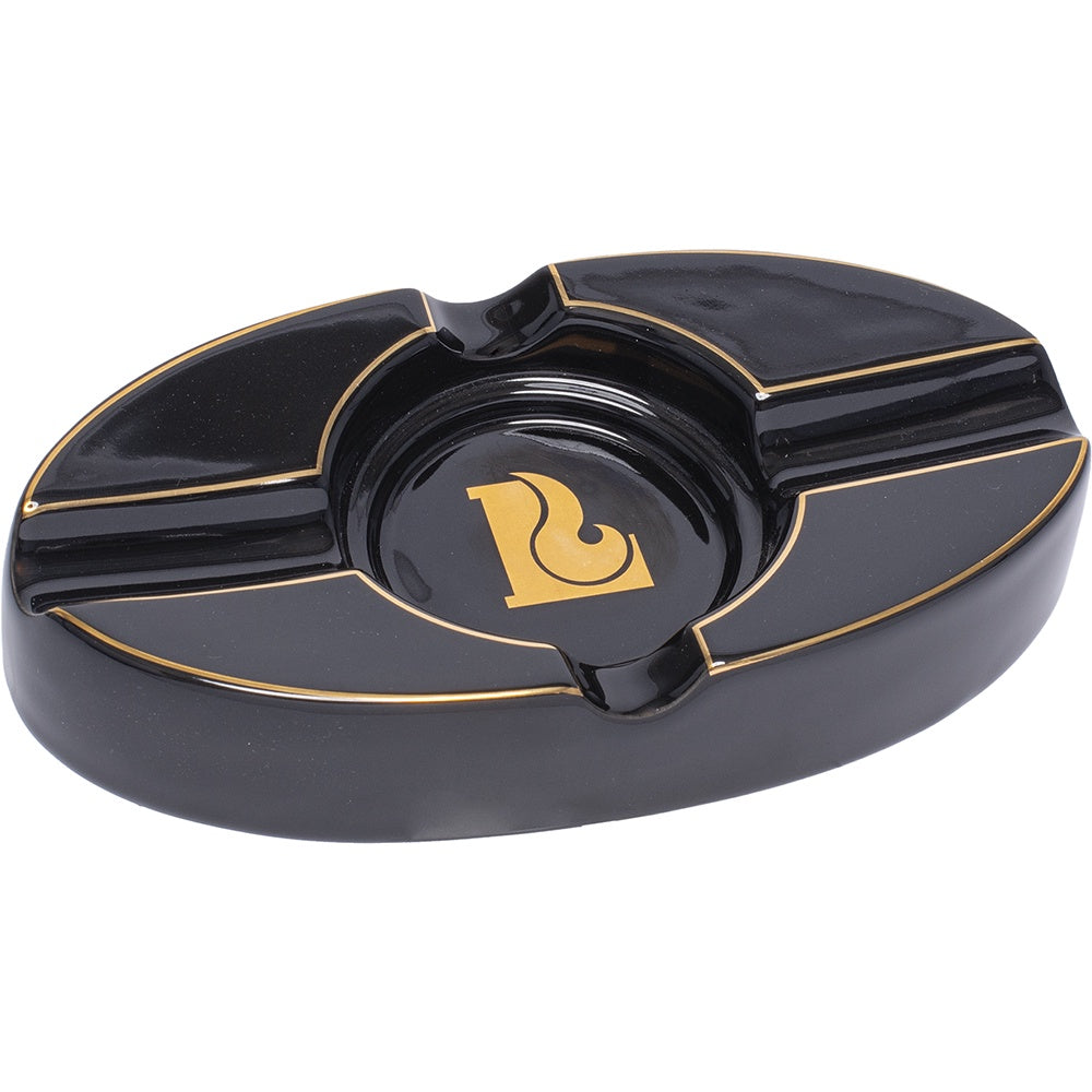 Black Oval Cigar Ashtray