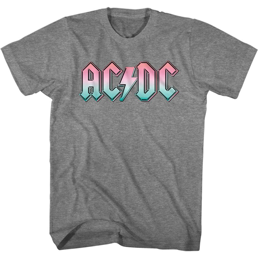 ACDC Pastel Gradient Logo T-Shirt