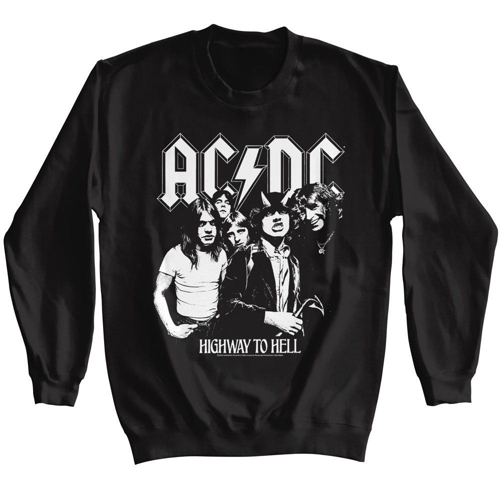 ACDC B&W Highway Photo Sweatshirt