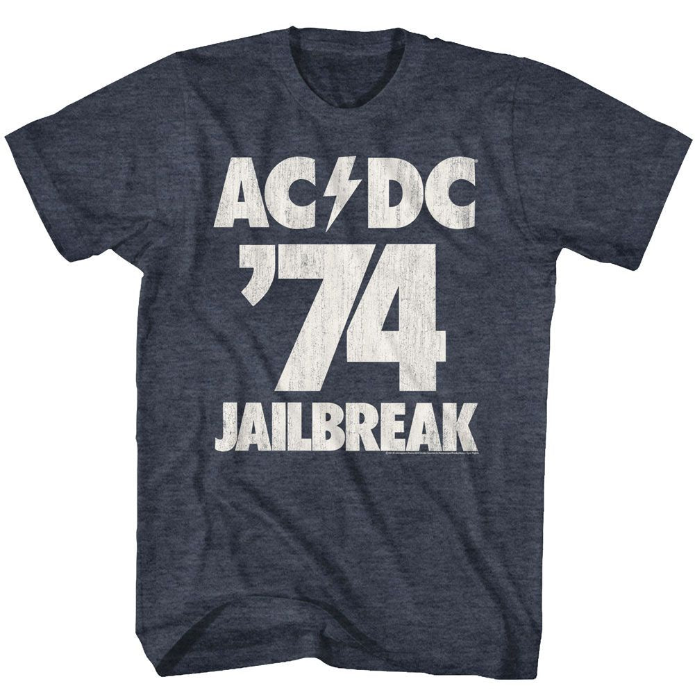 ACDC Jailbreak Navy Heather T-Shirt