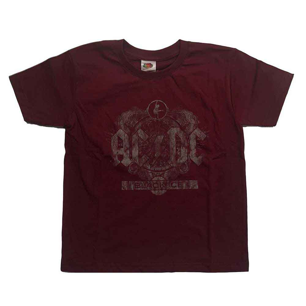 AC/DC KIDS T-SHIRT: BLACK ICE MAROON
