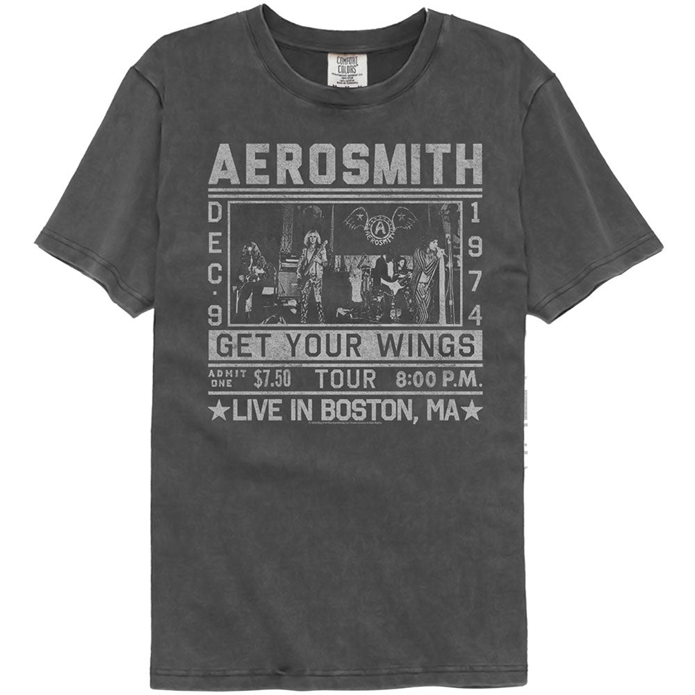 Aerosmith Wings Tour 74 Pepper Wash T-Shirt