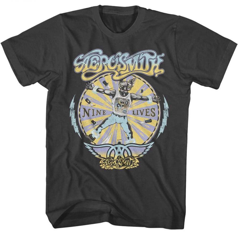 Aerosmith Nine Lives Recolor T-Shirt