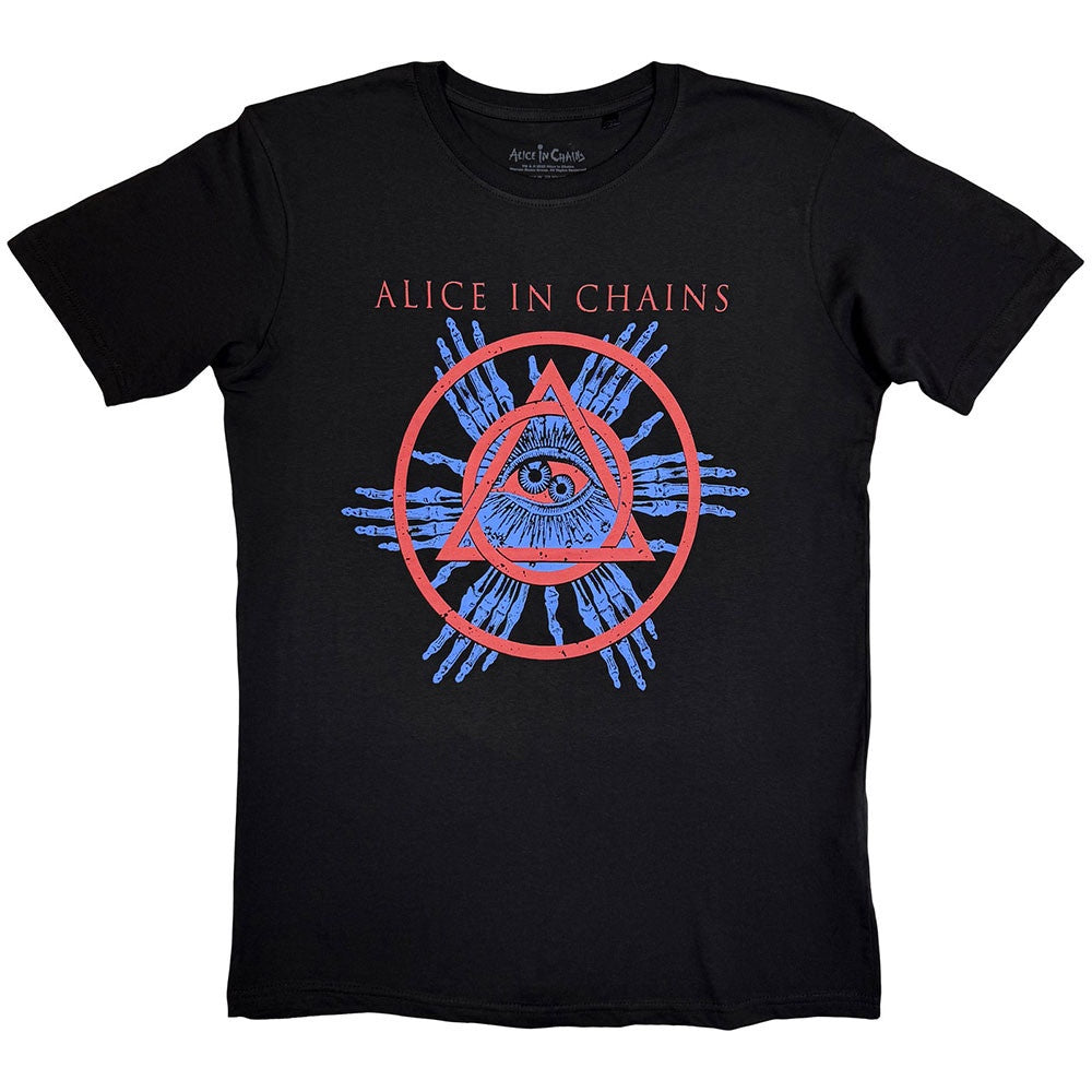 Alice In Chains Unisex T-Shirt - Circle Triangle (Black)