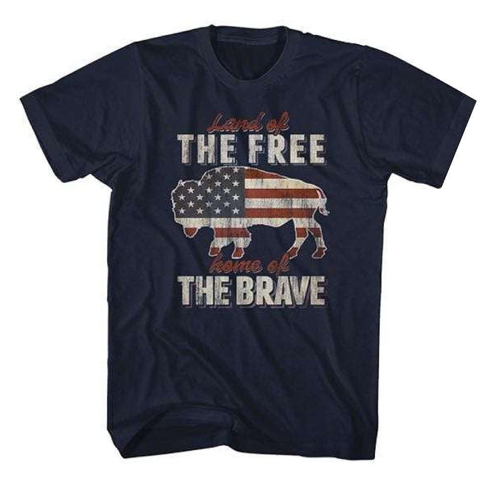 Land of the Free Navy T-Shirt