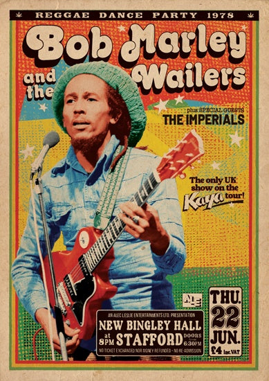 Bob Marley (eu) Bingley Hall Concert (24x33)