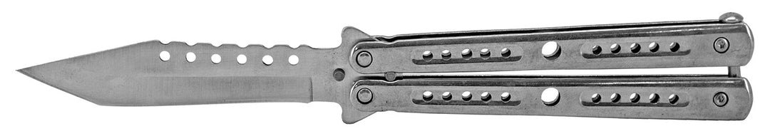 5" Machined Butterfly Knife - Chrome