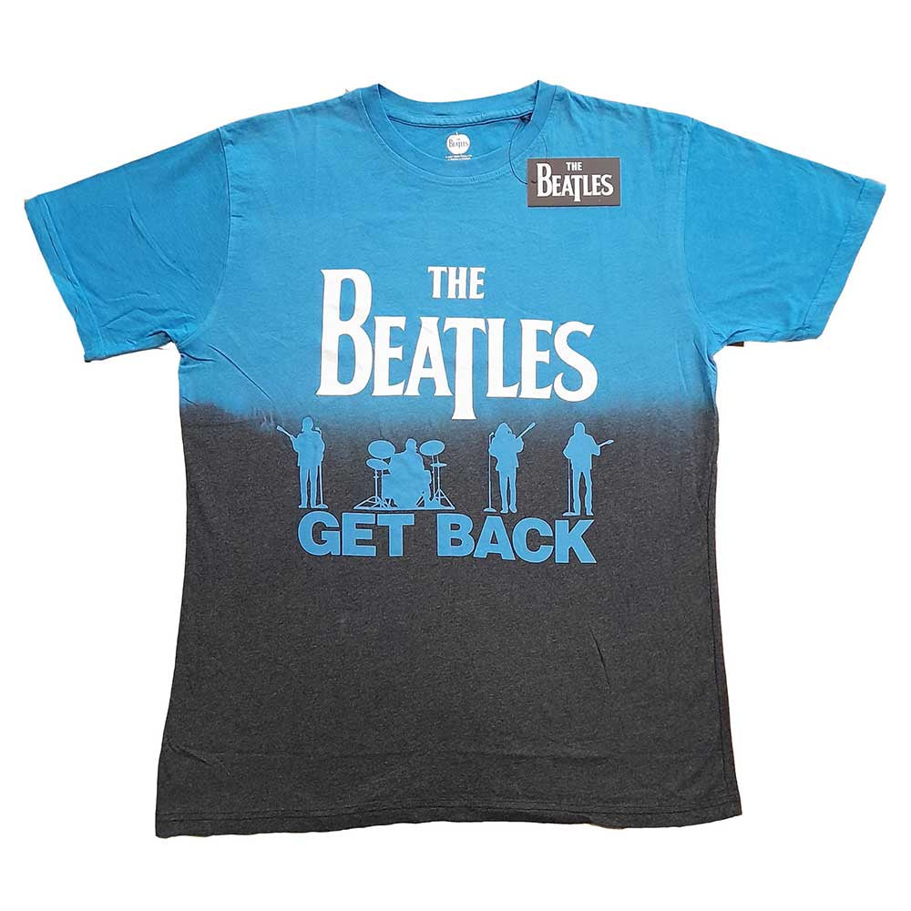 THE BEATLES UNISEX T-SHIRT: GET BACK (WASH COLLECTION)