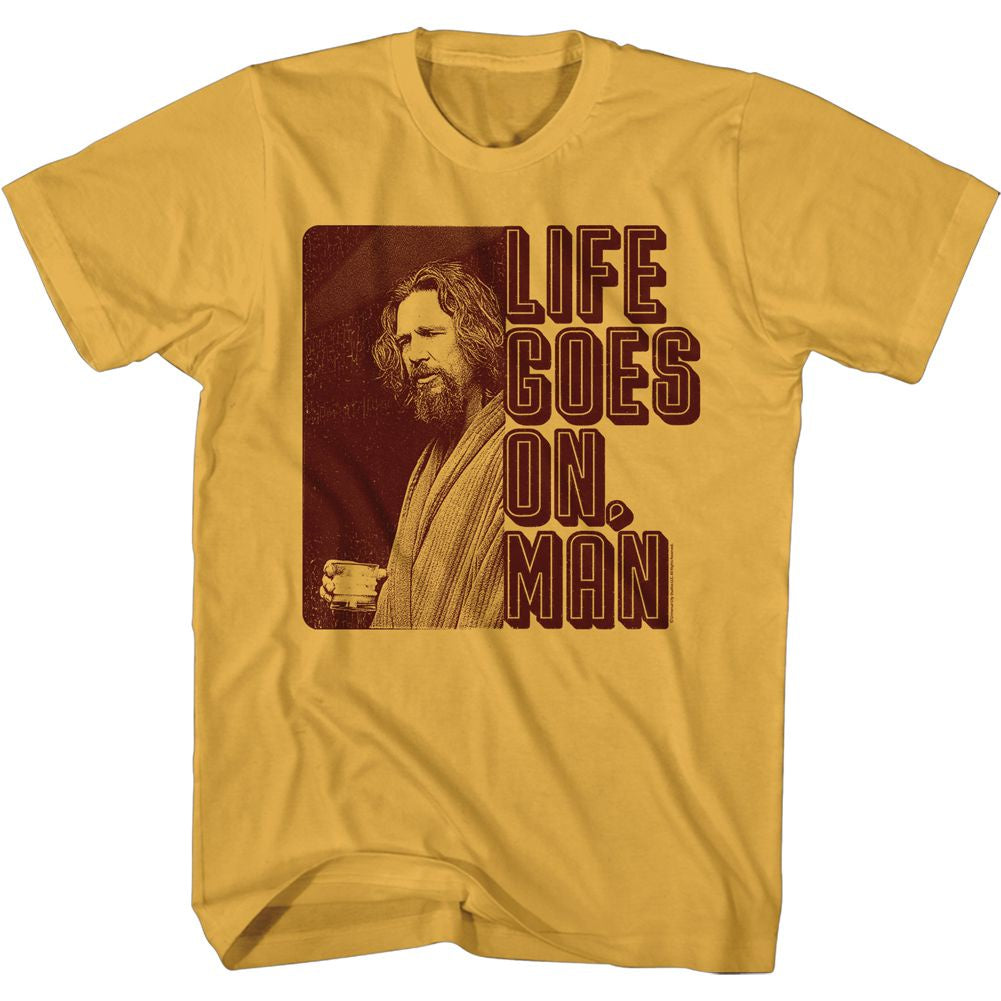 The Big Lebowski Life Goes On Man T-Shirt