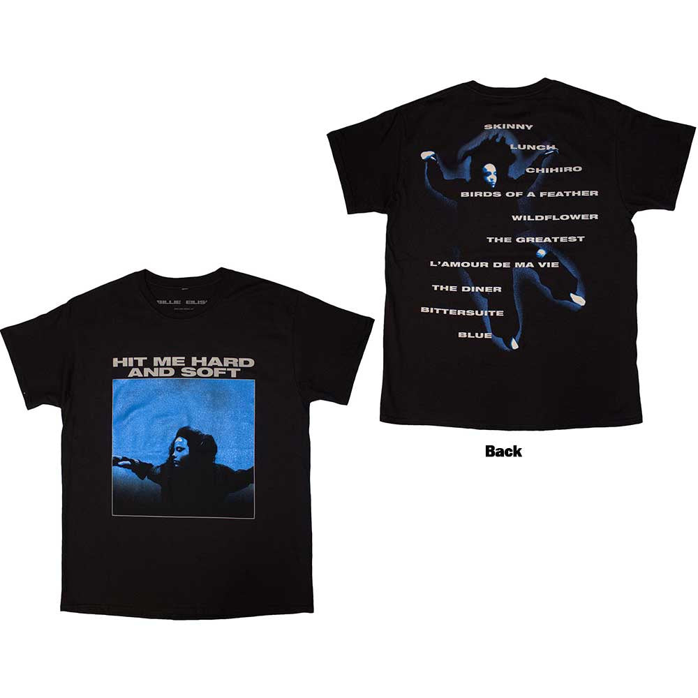 Billie Eilish Unisex T-Shirt: Hit Me Hard And Soft Tracklist