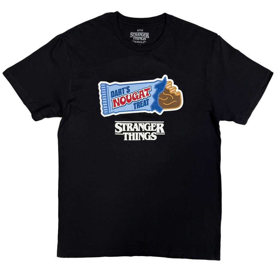 Stranger Things Unisex T-Shirt - Darts Treat (Black)