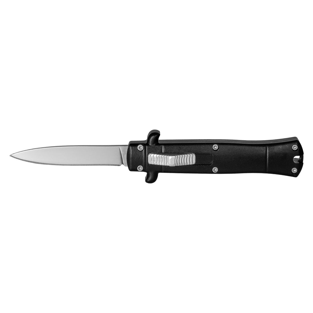 3.25" Mini Sleek Stiletto OTF Out the Front Pocket Knife - Black