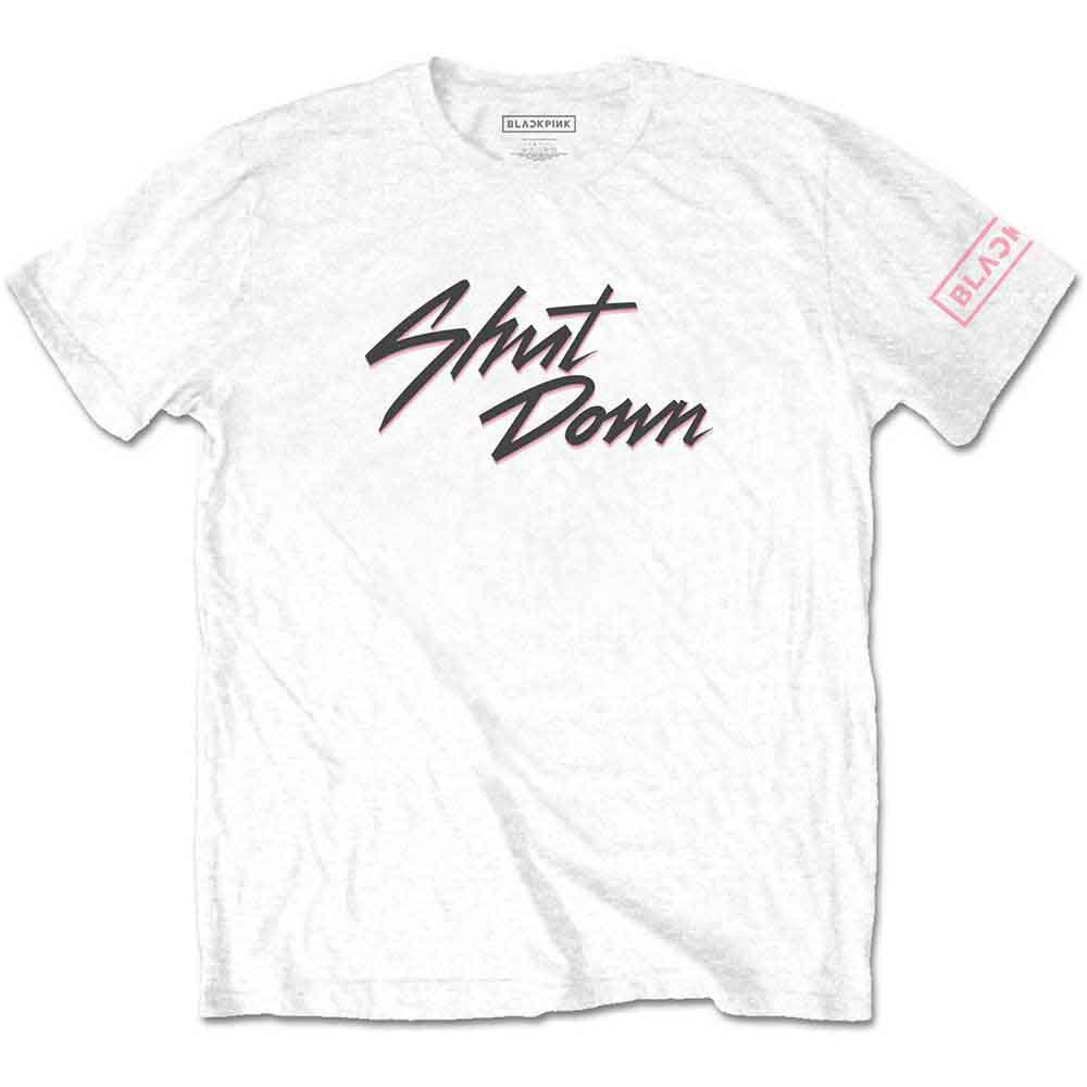 BlackPink T-Shirt: Shut Down (Sleeve Print)