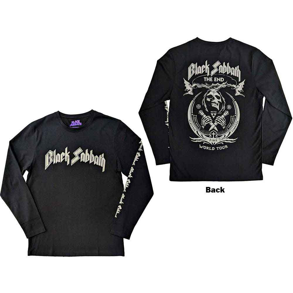 Black Sabbath Long Sleeve T-Shirt: The End Mushroom Cloud