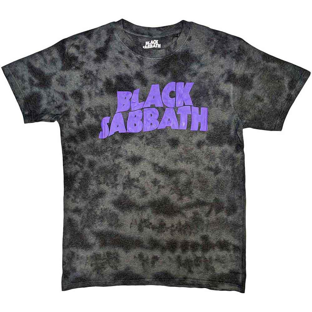 Black Sabbath T-Shirt: Wavy Logo (Wash Collection)