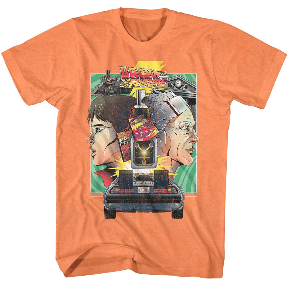 Back to the Future Poster Cantaloupe T-Shirt