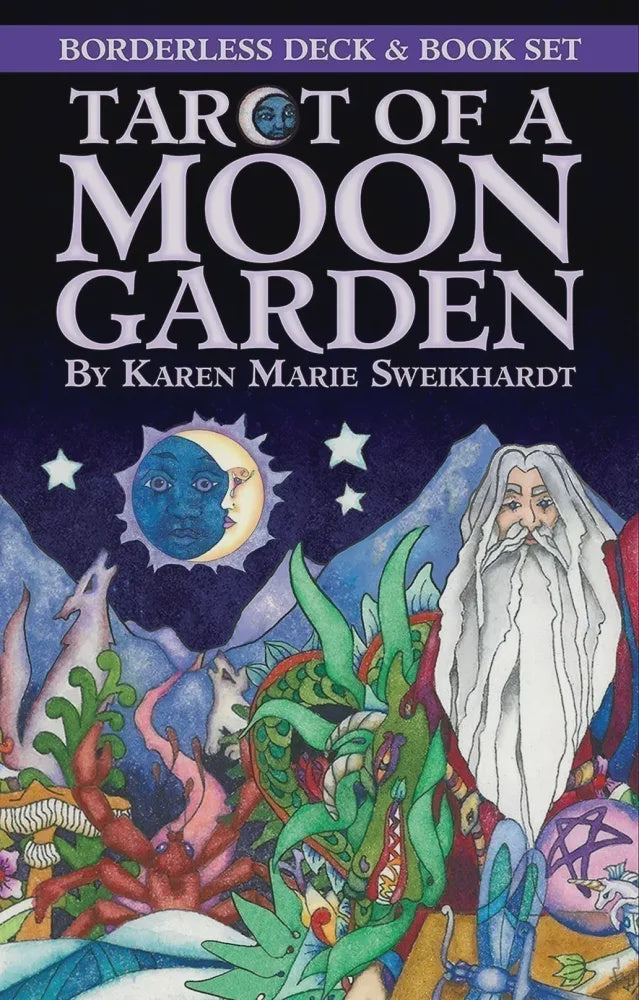 Tarot of a Moon Garden Borderless Deck & Book Set