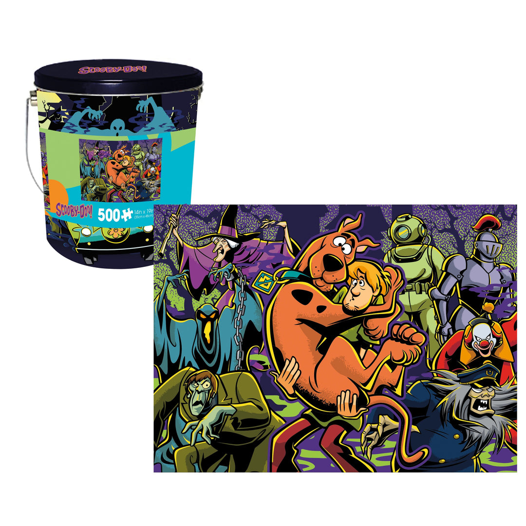 Scooby Doo 500 Piece Jigsaw Puzzle Bucket