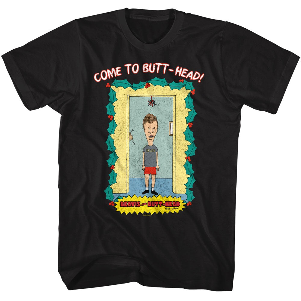 Beavis and Butthead Under Mistletoe T-Shirt