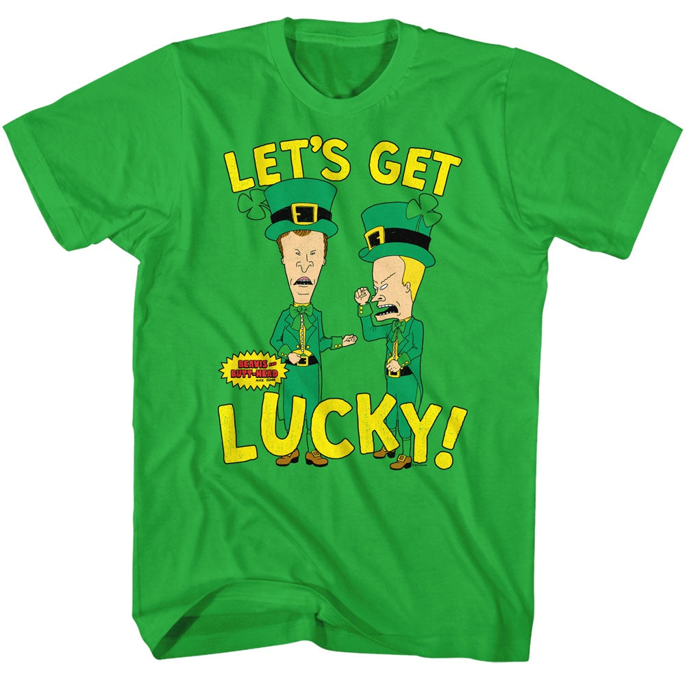 Beavis and Butthead Let's Get Lucky T-Shirt