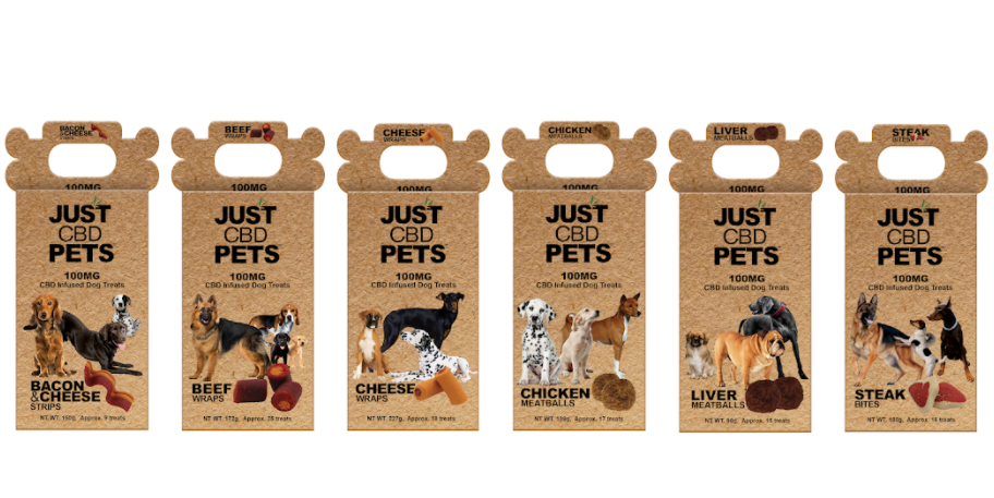 Just CBD - 100mg CBD w/5mg Pet Treats – Assorted Flavors