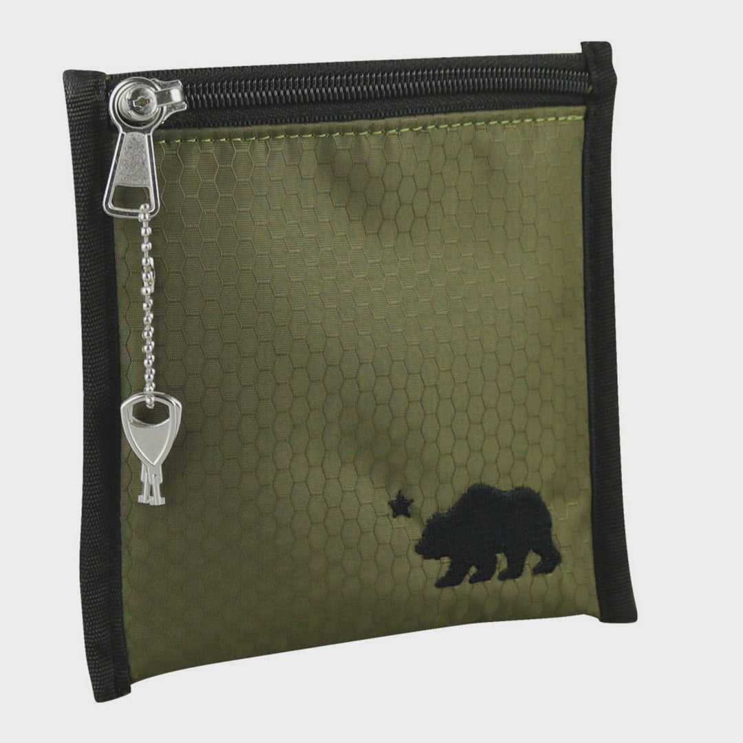 Cali Pouch 100% Smell Proof w/Locking Key 6x6