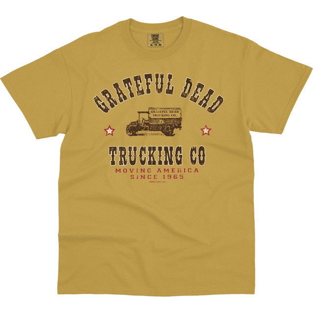 Grateful Dead Truckin' Mustard Comfort Colors T-Shirt