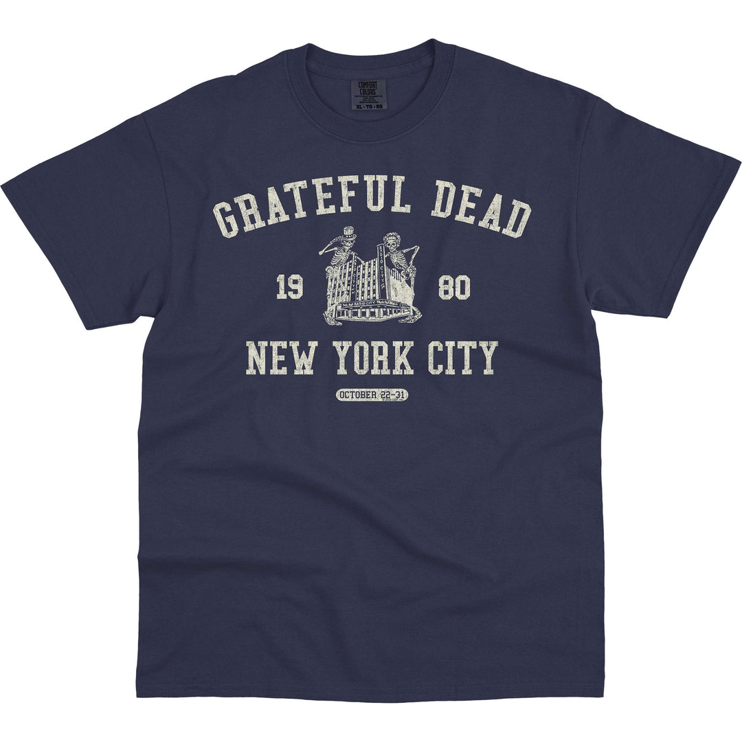 Grateful Dead NYC '80 Navy Comfort Colors T-Shirt