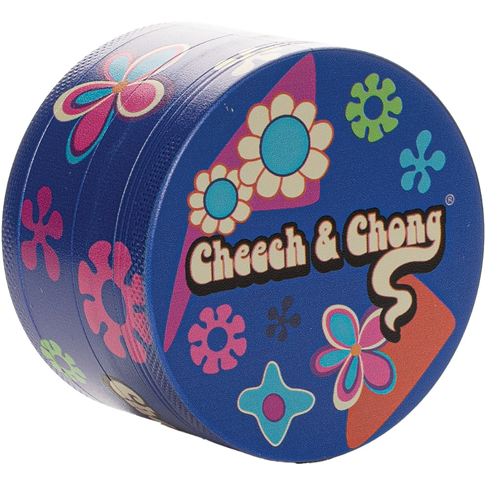 Cheech & Chong 4pc Metal Grinder 63mm - Power To The Flower