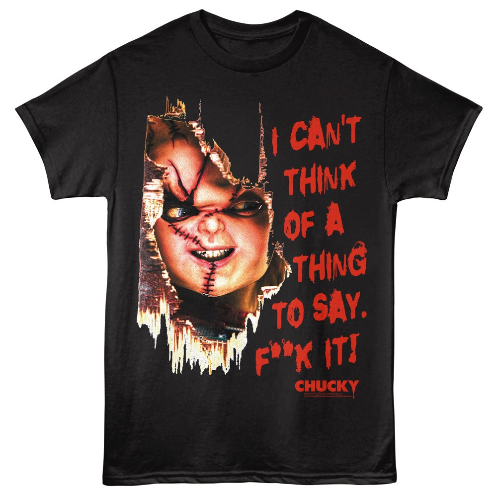 Chucky Can't Think of a Thing to Say T-Shirt
