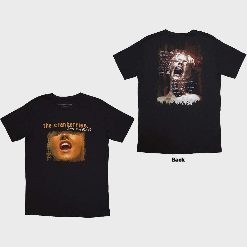 The Cranberries Unisex T-Shirt: Zombie Dolores (Back Print)