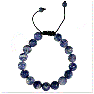 Oceanic - Sodalite Adjustable Beaded Bracelet