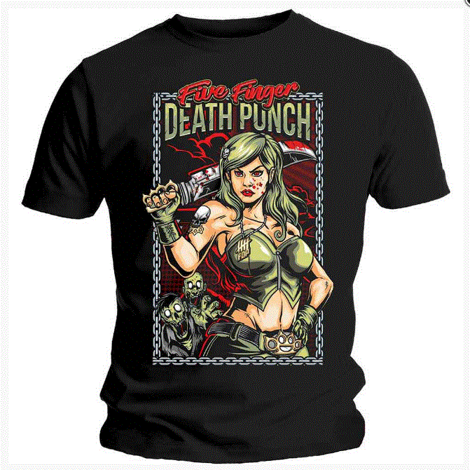 Five Finger Death Punch Unisex T-Shirt - Assassin (Black)