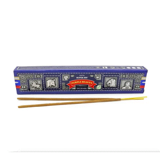 Satya - Super Hit Purple Beauty Incense Sticks 15grm